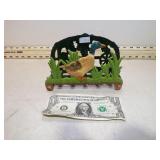 CAST IRON DUCK NAPKIN HOLDER