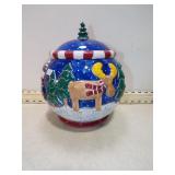 **1998 CHRISTMAS THEMED COOKIE JAR