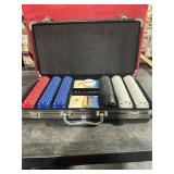 **CASE OF POKER CHIPS