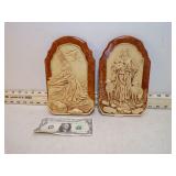 *RELIGOUS CHALKWARE PLAQUES