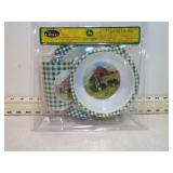 NIP 3PCS JOHN DEERE CHILDS DISHES