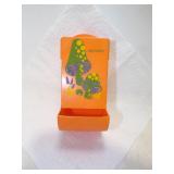 MCM HARVEST ORANGE MUSHROOM MATCH BOX HOLDER