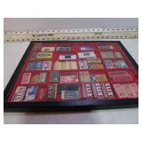 **DISPLAY CASE W/VINT RAZOR BLADES