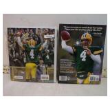 2 HARDCOVER BRETT FAVRE BOOKS
