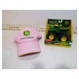 JOHN DEERE TOY & HAT