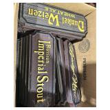 **LG BOX OF WOODEN ALE SIGNS