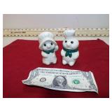 DOUGH BOY SALT & PEPPER SHAKERS
