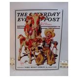 **SATURDAY EVENING POST METAL SIGN