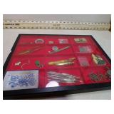 **DISPLAY CASE OF VINT SMALLS