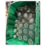**TOTE W/FLIP TOP LID FULL OF BEER GLASSES