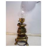 **ELECTRICFIED OLD STOVE LOOKING LAMP