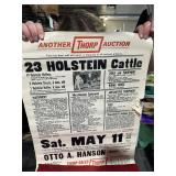 **THORP AUCTION COMPANY BILLS