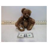 JOINTED RABBIT FUR TEDDY BEAR