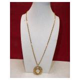 ANDRE BOUCHARD 17 JEWELS PENDANT WATCH