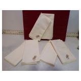 6 CLOTH ACORN NAPKINS