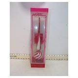 **RED & WHITE CANDY STRIPE 15'' TREE TOPPER NIP