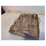 **6 VINT BEER GLASSES
