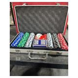 **POKER CHIPS IN CASE