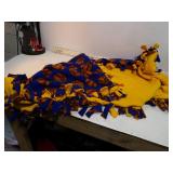 **BASKETBALL THEMED THROW BLANKET