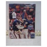1992 BUFFALO BILLS AFC CHAMPS PROGRAM