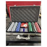 **CASE OF POKER CHIPS