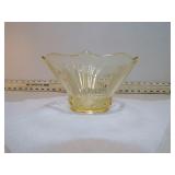 YELLOW DEPPRESSION GLASS BOWL