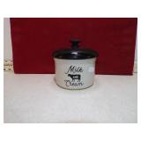 SM MILK & CREAM CROCK RRP ROSEVILLE