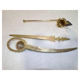 3 BRASS ITEMS