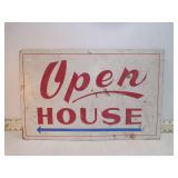 **VINT OPEN HOUSE SIGN