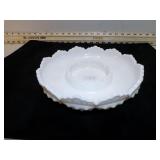 FENTON CENTERPIECE MILKGLASS BOWL
