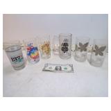 **6 VINT GLASSES