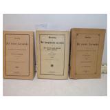 3 NORWEGIAN BOOKS FROM 1901 & 1916