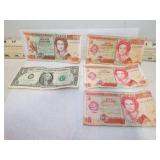FORIGEN MONEY & MISS CUT DOLLAR BILL