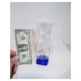 BORMIOLO ROCCO SAPPHIRE BLUE VASE 7''