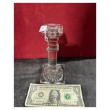 URANIUM GLASS CANDLE STICK