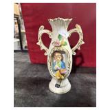 2 HANDLED VASE
