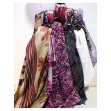 SCARF HANGER & VINT SCARVES