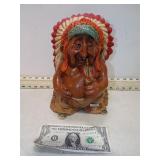 1973 UNIVERSAL NATIVE AMERICAN STATUE HAS CHIP