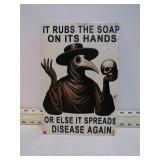 FUNNY HANDWASHING SIGN