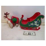 HORSE & SLEIGH CHRISTMAS DECOR