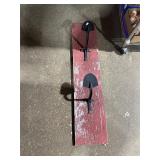 **2 VINT BUGGY STEPS ON BARN BOARD