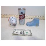 3 VINT BANKS 1 HAS COINS
