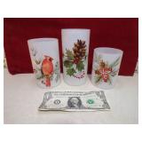 3 FLAMELESS CHRISTMAS CANDLES