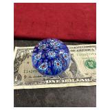 HAND BLOWN MILLEFIORI PAPERWEIGHTS GLOWS