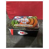PATRICK MAHOMES LUNCH BOX FILLED W/FOOTBALL CARDS