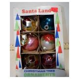 **6 VINT CHRISTMAS ORNAMENTS SOME GLOW