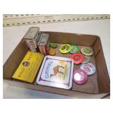 VINT TINS & PIN BACK BUTTONS