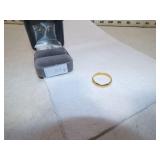 MENS GOLD BAND 14KT GOLD PLATED