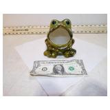 MCM DRIP GLAZE FROG SPONGE HOLDER