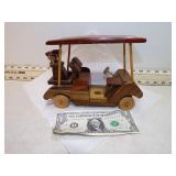 LITTLE WOODEN GOLF CART